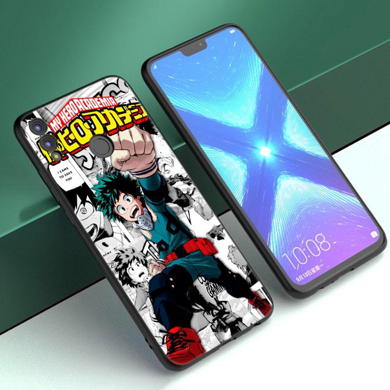 Чехол My Hero Academia Midoriya для Huawei Honor 10X Lite 7A 7S 8A 8S 8C 8X 9A 9C 10i 20i 30i 20S 20E 9X Pro 10 8 Lite Мягкий чехол