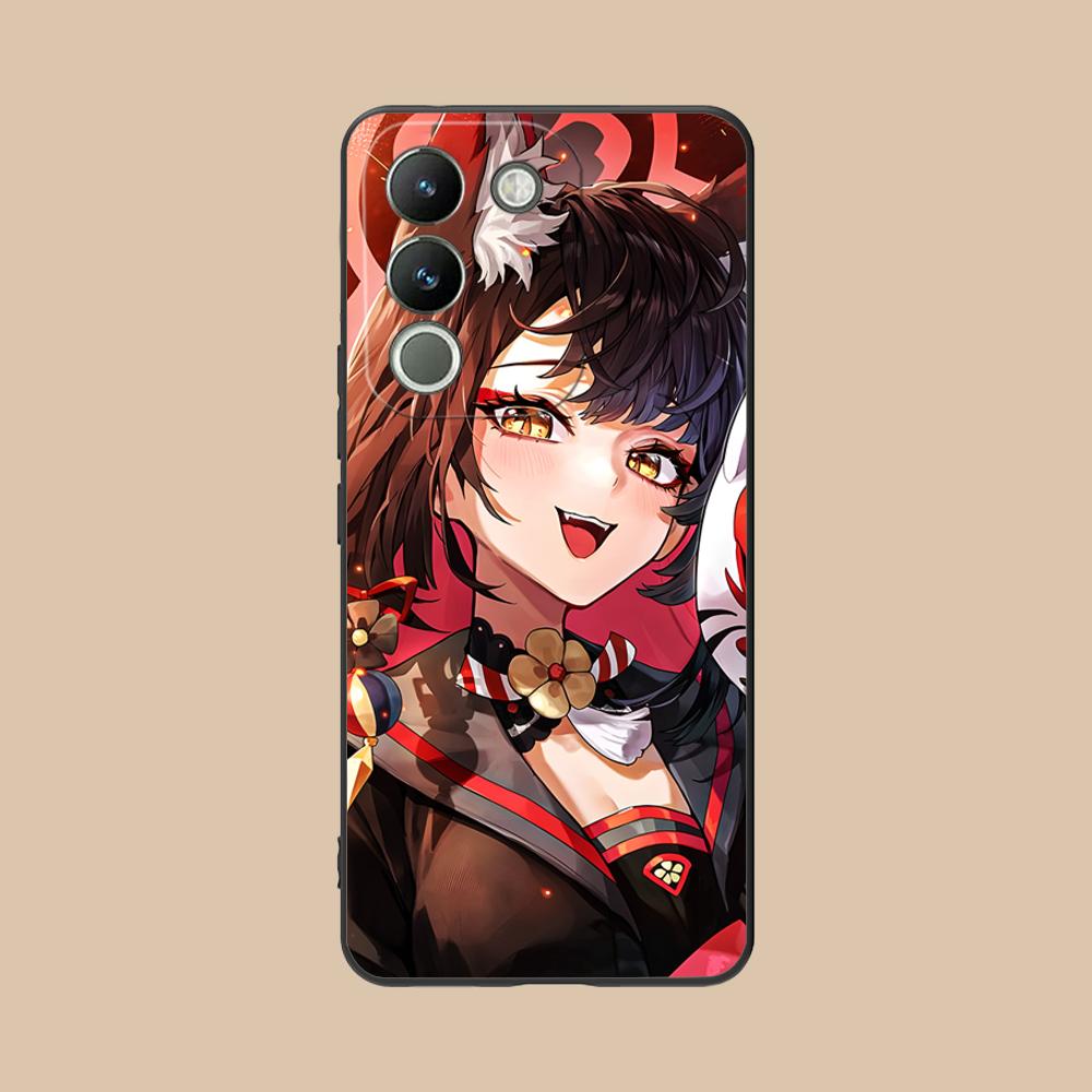 Blue Archive Kosaka Wakamo Phone Case for VIVO V60 V50 V40 V30 V29 V27 V25 V23 Pro Lite 5G Colorful Printing Cover Pretty Luxury