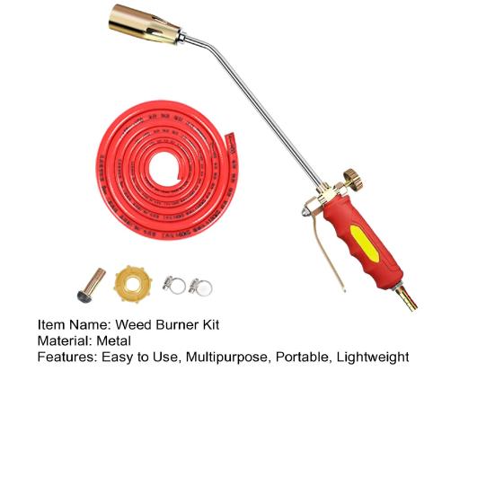 Propane Torch Weed Easy To Install Burner Kit Ergonomic Handle Multifunctional Flamethrower with Flame
