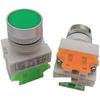 LAY7 (PBCY090) LAY37 11BN Красный 10A 660V Мгновенный кнопочный переключатель 1НО 1НЗ(зеленый)