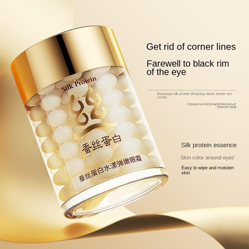 Boquanya Silk Protein Hydrating Elastic Eye Cream Moisturizes and Brightens the Eye Area, Hydrating and Moisturizing Eye Care