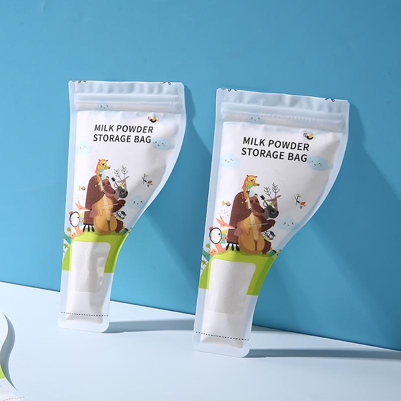Одноразовые пакеты для хранения грудного молока 250 мл - С двойными ребрами для замораживания и порционирования, Портативный пакет для молочной смеси