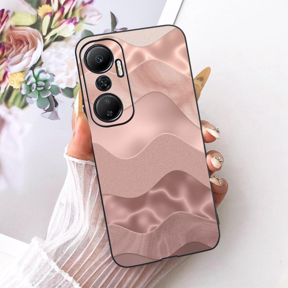 Case For Infinix Hot 20 4G Cover Cute Cat Fashion Butterfly Painted Casing For Infinix X6826 X6826B X6826C