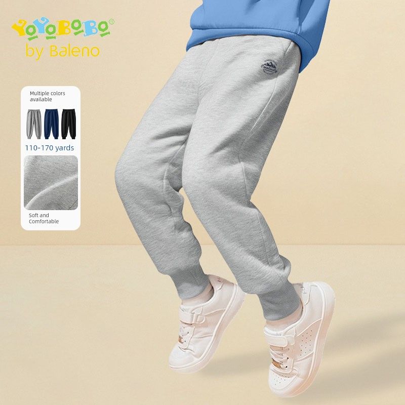 Baleno Kids Ybb Series Boys' Pants Spring and Autumn Style Big Boys' Casual Sweatpants Children's Autumn Sports Pants