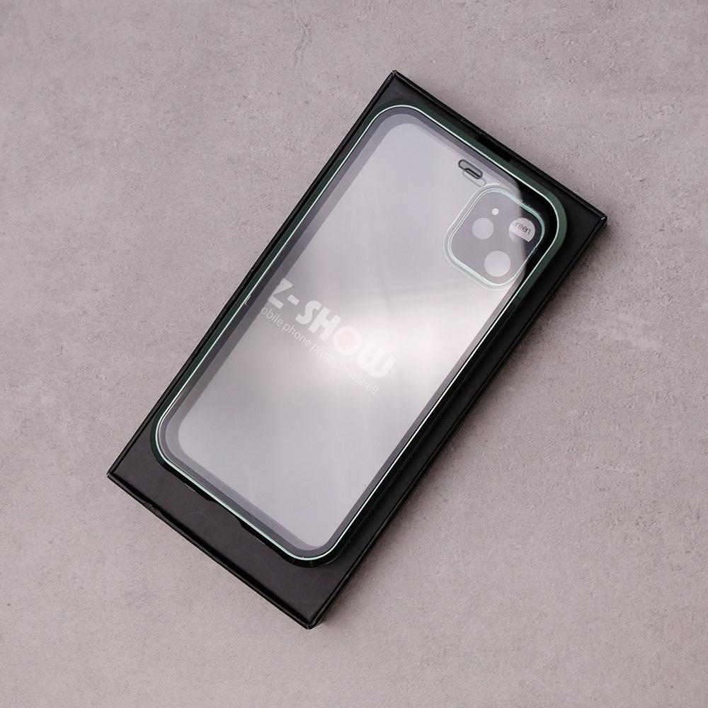 iPhone 11 Case, Magnetic Dual Glass, Green