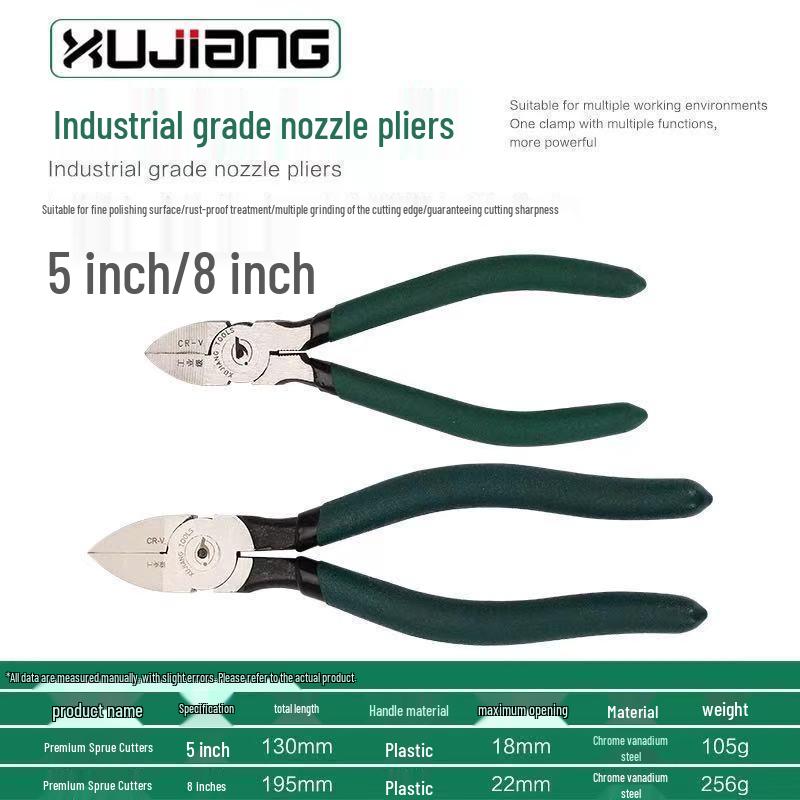Водопроводные клещи и кусачки для проволоки: 5-6 дюймов по диагонали Инструменты электрика и мини-электронные плоскогубцы
