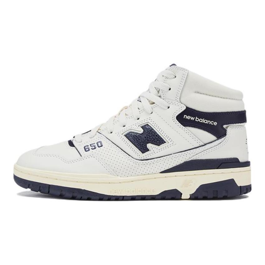 New Balance 650R Aime Leon Dore Белые Темно-синие Кроссовки BB650RD1