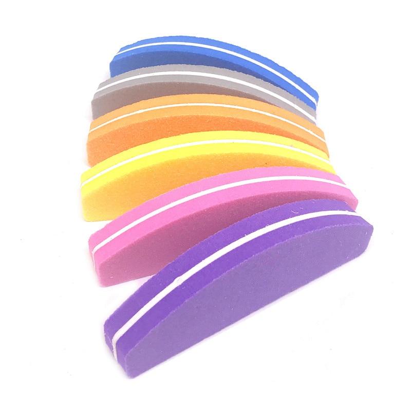 5/10 шт. 100/180 зернистость моющиеся двухсторонние наждачные пилочки для ногтей салонные маникюрные инструменты