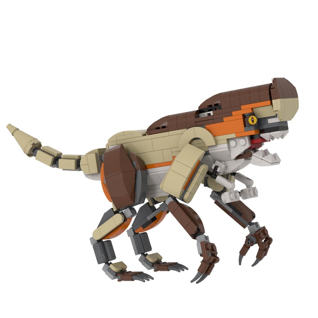 Jurassic Cretaceous ancient creature Cunning Decapitation Dinosaurs Tyrannosaurus Rex BUilding Block Dragon Dragon Man Model