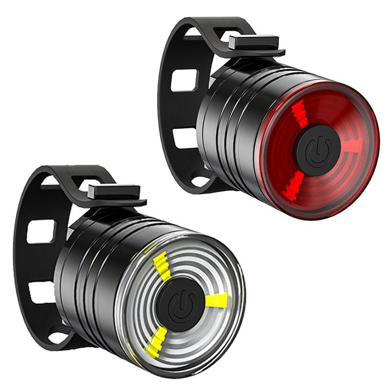 Bicycle Light Seatpost Taillight Helmet Night Riding Warning Lamp MTB Bike LED Headlight Rear Light Lantern Bicycle Accessories