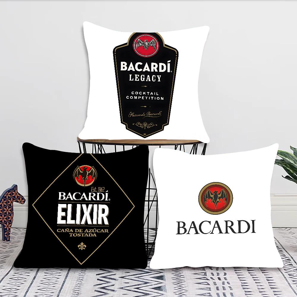 Ликер B-Bacardi-I Наволочка Квадратная Подушка Спальня Диван Досуг Подушка для Комфорта Автомобиль Гостиная Домашний Декор