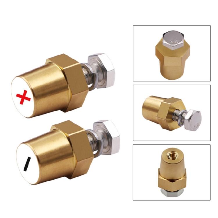 1 Pair 12V 24V Battery Terminals Clamps Connector for Motorhomes Caravans Battery Connector Battery Terminals