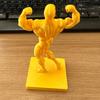 3D-печатная фигурка Мускулистого Мужчины Забавная Золотая Фигурка Мужчины-Бодибилдера Коллекционная Мускулистая Мужская Настольная Скульптура для Мужчин, Занимающихся Фитнесом