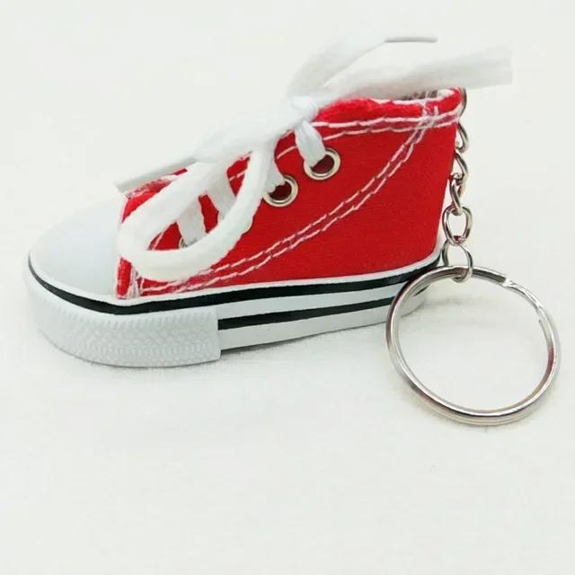 Новый Креативный 3D Холщовый Кроссовок Теннисная Туфля Брелок Милый Мини Спортивная Обувь Подвеска Брелоки Автомобильная Симуляция Безделушка Сумка Держатель для Ключей