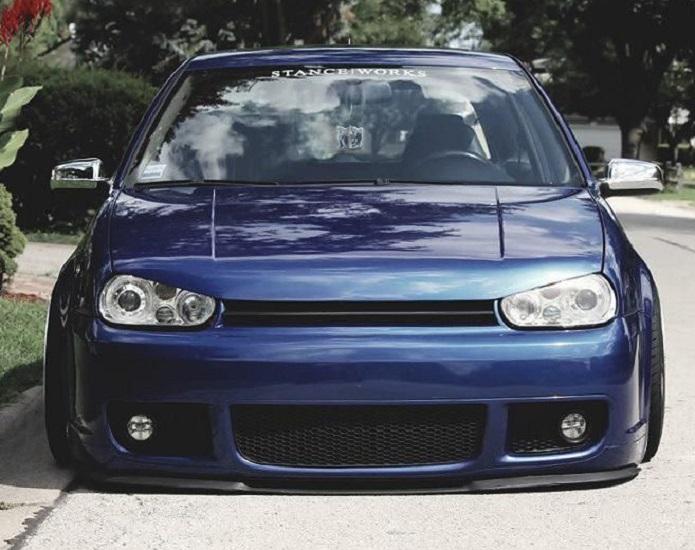 Для VW Golf MK4 4 IV R32 Cupra R, передний спойлер, передний бампер, спойлер для губ, универсальный 3 шт., обвес, автомобильный аксессуар