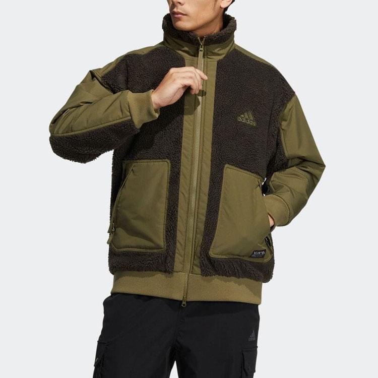 Adidas Color Block Logo Embroidered Jacket Men Jackets HP1390