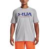 Under Armour T Shirts Men's Gray Crew Neck Moderate Straight Fit 1376845-011