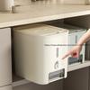 Cabinet-Friendly Rice Storage Container for Home Airtight Insect-Proof Moisture-Proof Bucket Multi-Use Grain Bin for Flour