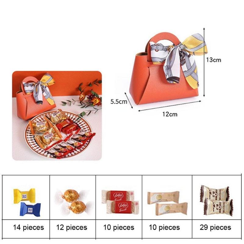 5 шт. кожаный подарочный пакет, свадебные сувениры, коробка конфет Ид Мубарак, портативная подарочная коробка для конфет, маленькая коробка, корзина для упаковки ювелирных изделий, сумки