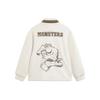 Li Ning X Disney Monsters University цветная флисовая теплая свободная трикотажная куртка с длинным рукавом мужская куртка AFDT655-3