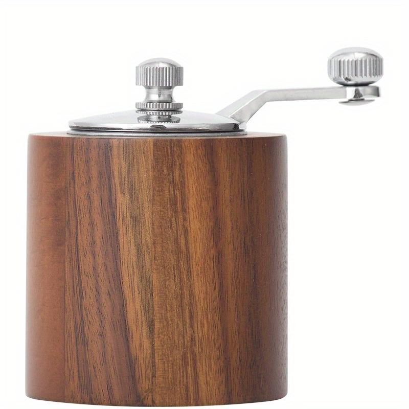 Деревянная ручная мельница для перца, кухонная бутылка для специй и приправ, ручная кофемолка для кофейных зерен