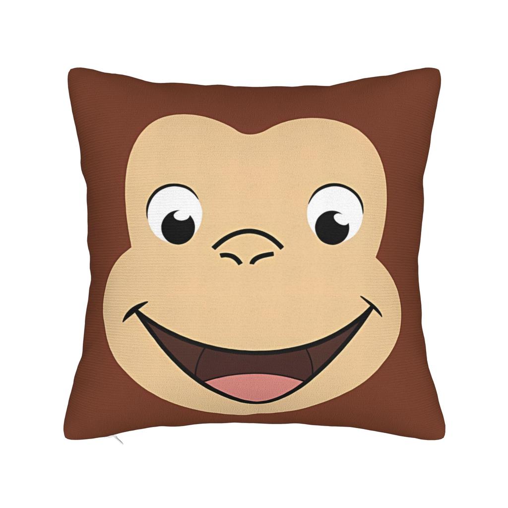 Curious Georges Pillow Case Kawaii Pillow Cover Graphic Pillowcases For Sofa Car Home Decor