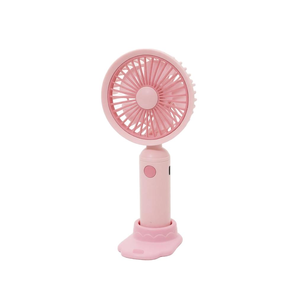 Portable USB Desktop Fan Small Personal Fan with Rechargeable Battery Adjustable Angle and Compact Base for Office Home Travel Use