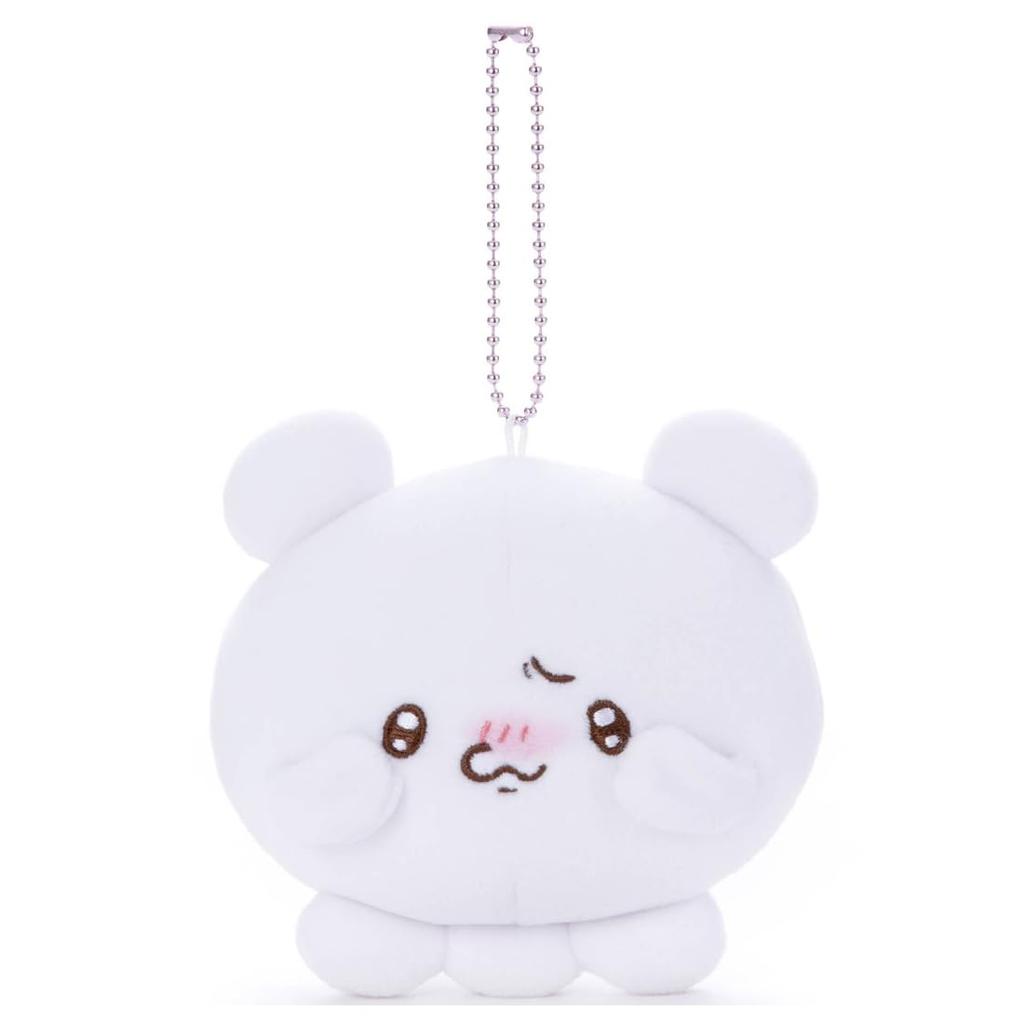 Loveys Mocchi-Mocchi- Ball Chain Mascot Sumoppi (Samichiyo) Plush Toy, Approx. 11cm Wide