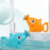 Лейка-акула, игрушка для ванны для малышей, синяя, популярные корейские игрушки