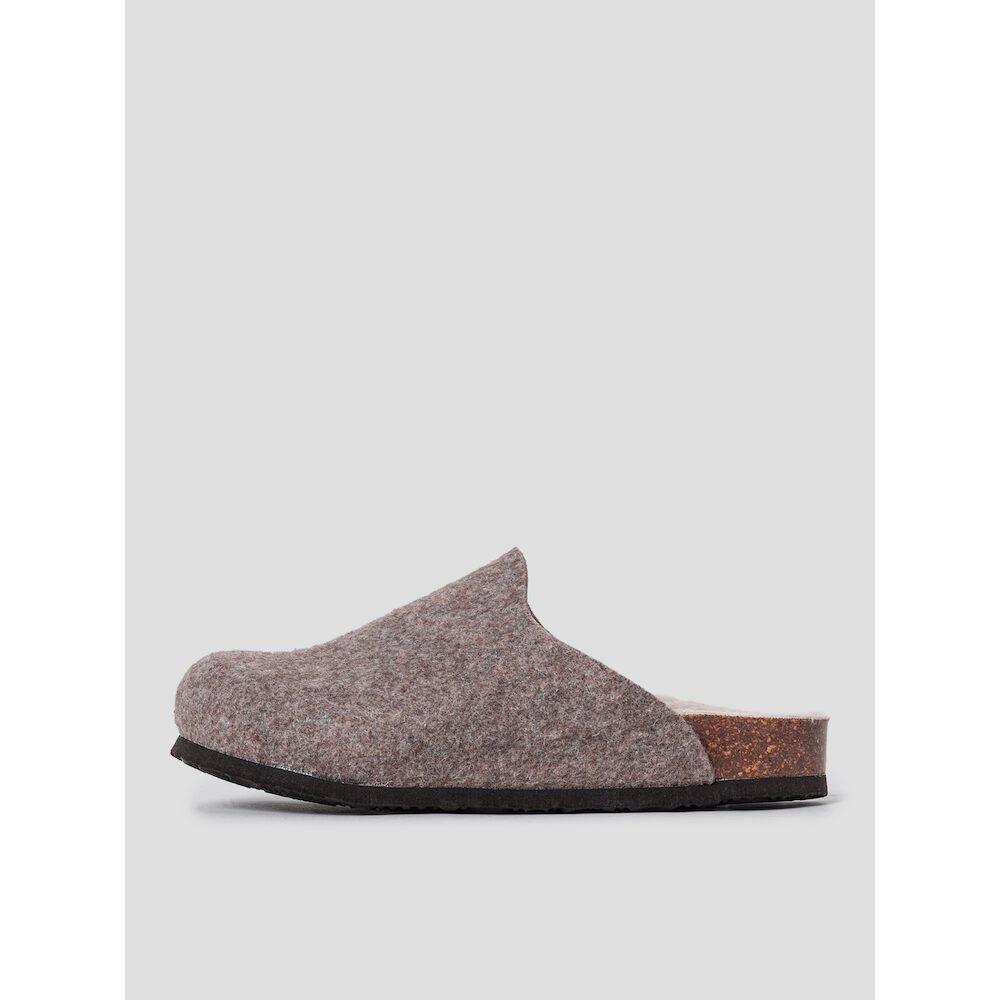 Scholl (женщины) Войлок Мех Пробка Клог Пепел (Hh49K2C134)
