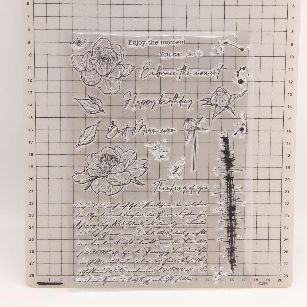 Прозрачные силиконовые прозрачные штампы с животными, жирафом, слоном для печати, сделай сам, скрапбукинг, декор для фотоальбома, поздравительный цветок