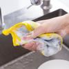 5 шт. кухонная губка для мытья посуды не повреждает кастрюлю щетка для кастрюли бытовая двусторонняя чистка и протирка кухонный скраб
