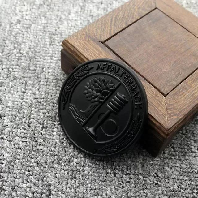 C200 E200 For Mercedes Benz Auto Door Windows Badge For AMG Hood Sticker 65mm AFFALTERBACH AMG Emblem Sticker for Mercedes Benz