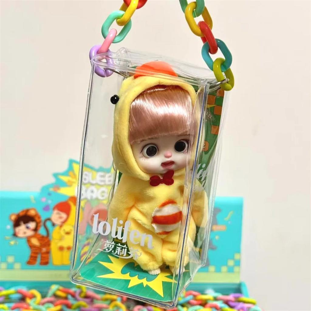 13см Мини-кукла BJD шарнирное тело Улыбающееся удивленное выражение Лица Куклы для девочек Серия Animal Dress Up Подарок для девочки Аниме SD