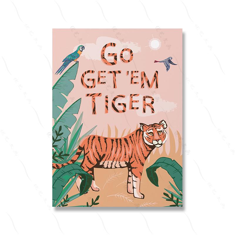 Настенные художественные принты, растения, животные, иллюстрированные экзотическими птицами, цветами, холст, картина для комнаты, домашний декор, тропический абстрактный пейзаж, фреска