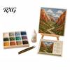 Creative Weekend Hobby Kits America's National Parks Sea Glass Mosaic DIY Art Kit, Desktop Wall Display Decor Nature?Themed Handmade Artwork
