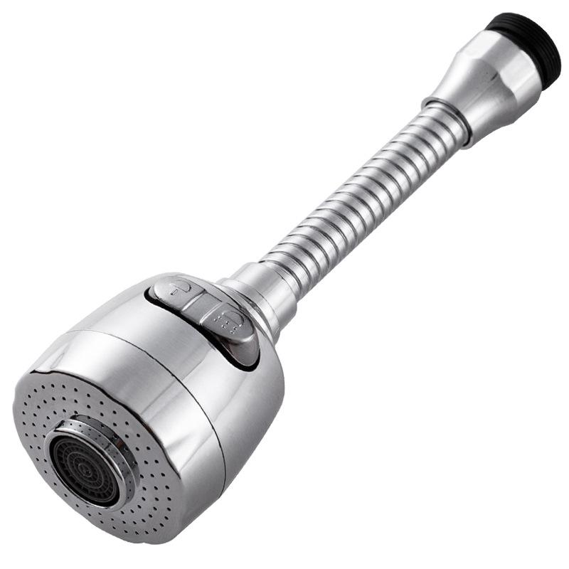 Универсальный поворотный аэратор с фильтром от брызг для кухонного крана/душевой лейки