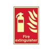 Scan Fire Extinguisher Photoluminescent - 200 X 300mm