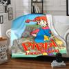 1pc Pippi Blanket Soft All Season Throw with Vibrant Design, Perfect for Home, Travel, and Gifts, Ideal for Naps and Camping
