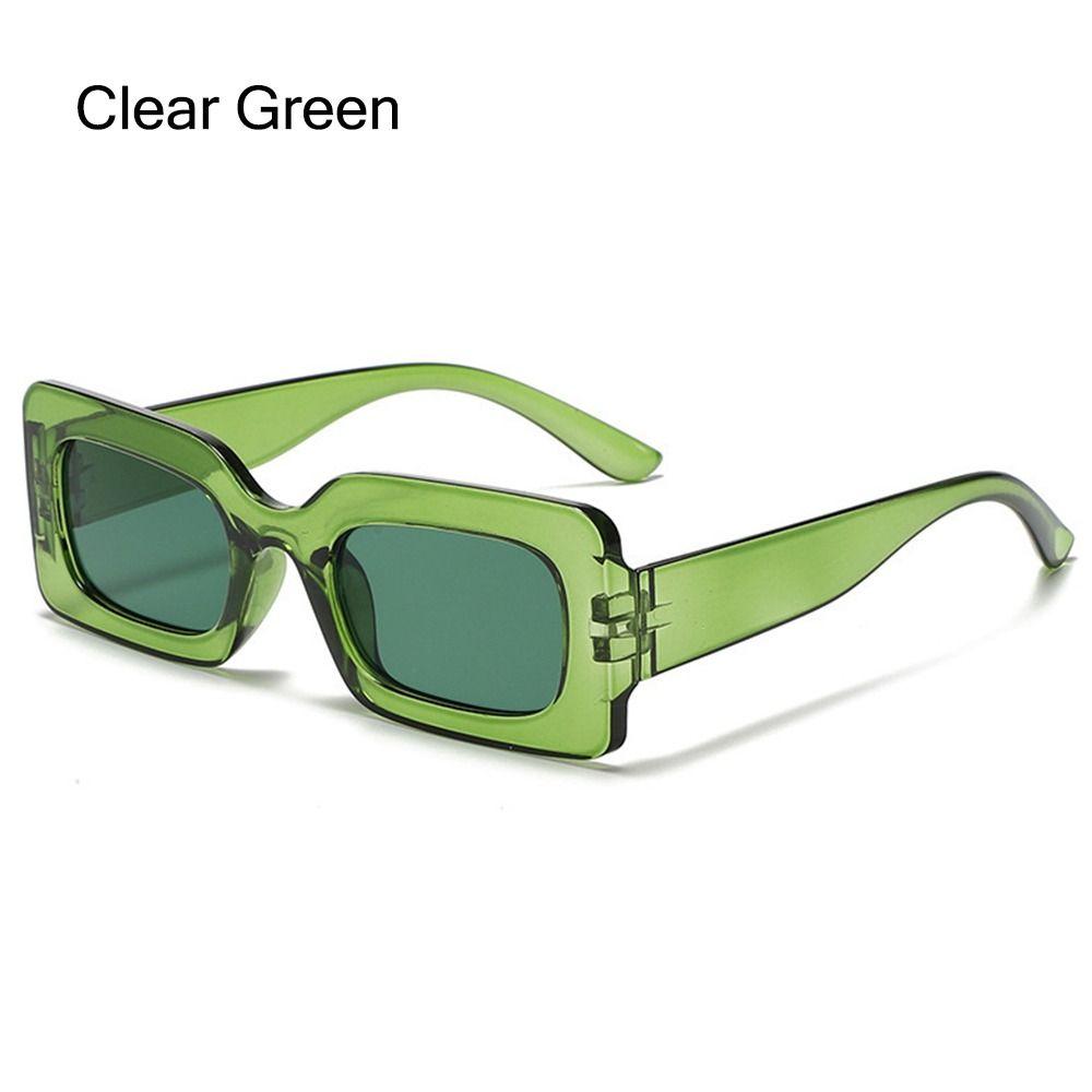 Retro Candy Color Y2K Sun Glasses Sunglasses for Women Men Vintage Shades Rectangle Sunglasses