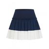 Womens Tennis Set Long Sleeve Top Pleated Skirt High Elastic Moisture Wicking Slim Fit Sportswear