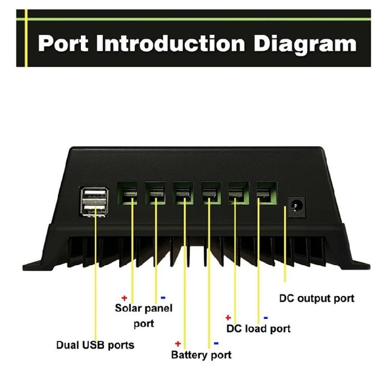 MPPT Контроллер заряда солнечной батареи с ЖК-дисплеем 100/80/150/200A Автоматический регулятор заряда солнечной батареи для электронного устройства