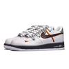 Nike Nike Air Force 1 Нескользящая Амортизация Устойчивая к истиранию Низкие Скейтбордические Кроссовки Унисекс Белый Серый CW2288-111(Команда317-)