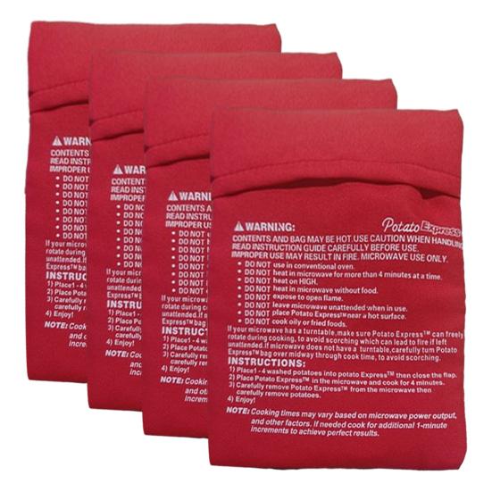 1/2/3/4/5Pcs Microwave Roasted Potato Bag Sustainable Reusable Fluffy Potato Maker Corn Cooking Pouch