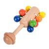 Montessori Enlightenment Early Education Toys For Infants And Toddlers Babies Can Chew Wooden Hand Rattles To Soothe And Grasp Educational Toys