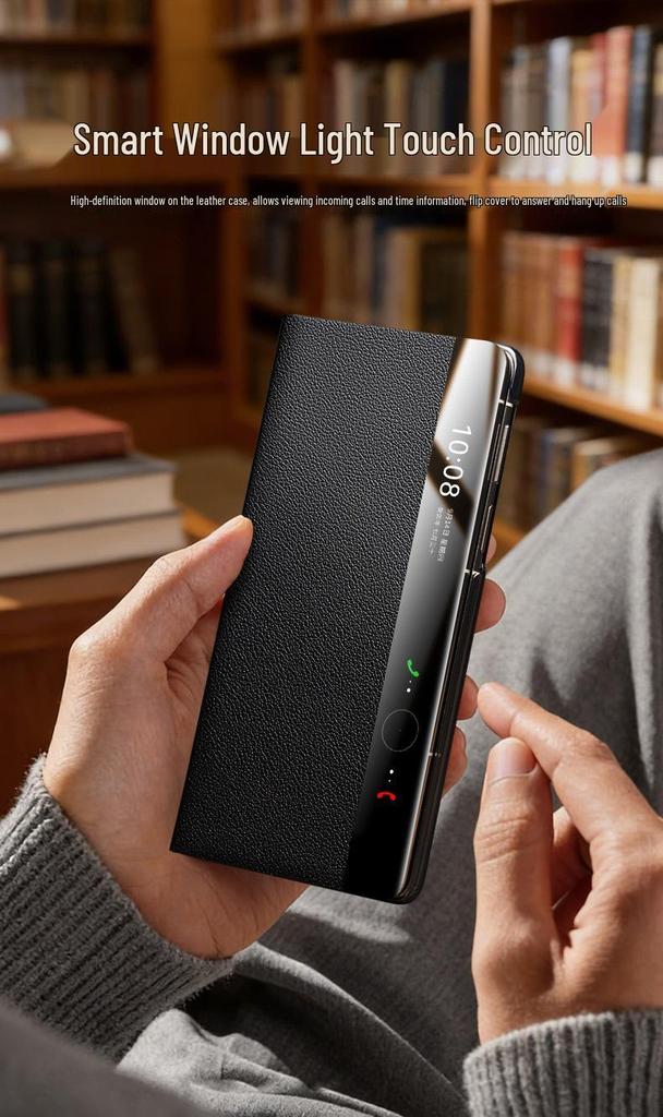 Qiali Оригинальный кожаный чехол-книжка для Huawei Mate X7 Коллекционное издание
