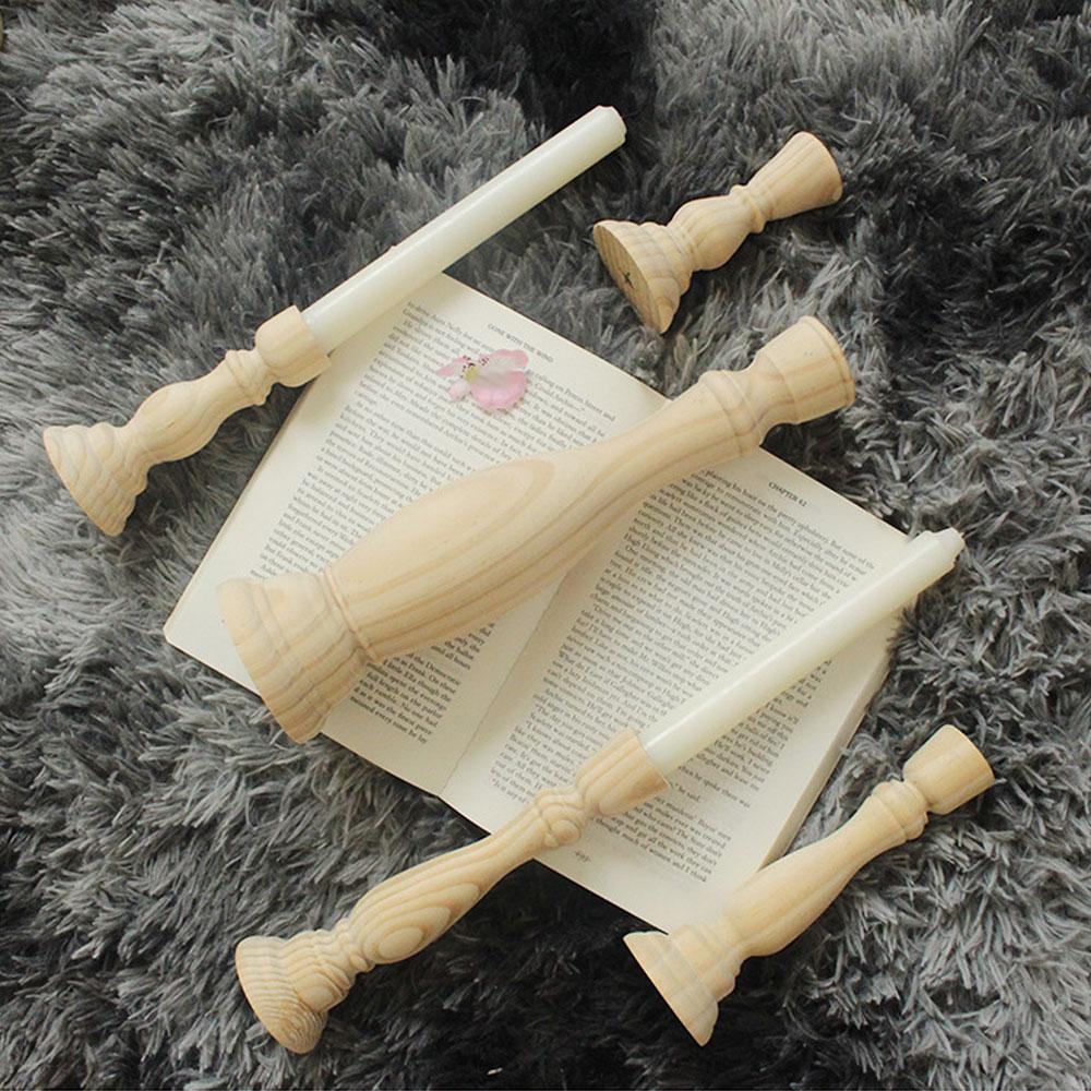 Подсвечники из массива дерева основного цвета для центральной композиции канделябра, винтажные, для гостиной, столовой, держатель для стола, подставка для благовоний