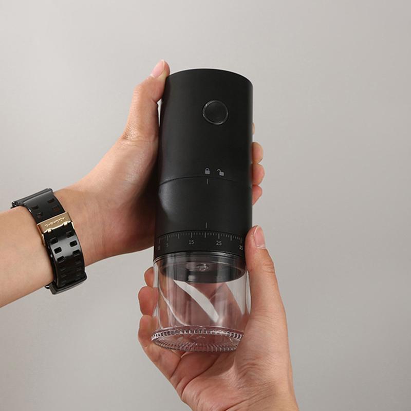 2025 Электрическая кофемолка для зерен Перезаряжаемая автоматическая кофемолка Портативная кофемолка с керамическим жерновом