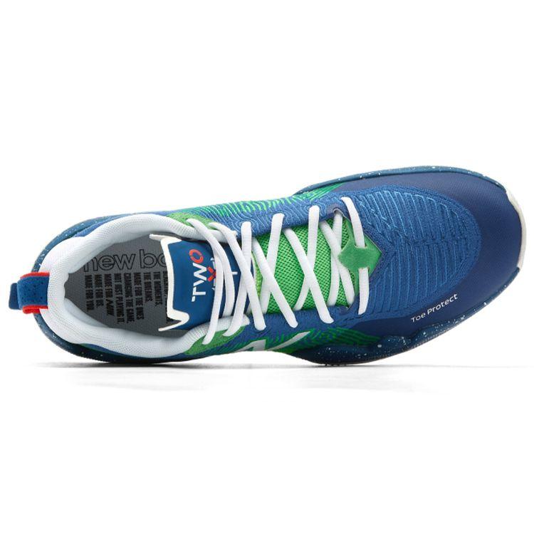 New Balance Nb 2Wxy 1 Low Ткань Свиная кожа Сетка Удобные Универсальные Полувысокие Ретро Баскетбольные Кроссовки Мужские кроссовки Синий Зеленый BB2WXYLO