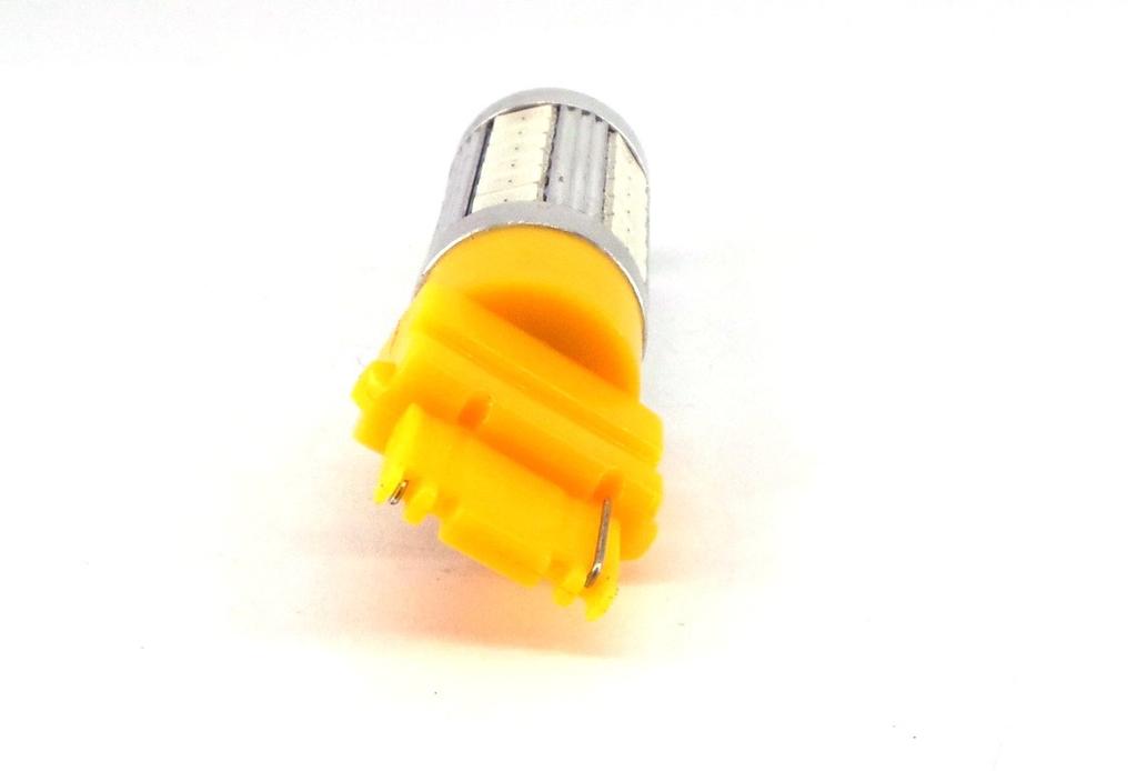 2 Pcs LED Bulb 3156, P27W 12V 100lm CANBUS Orange, Turn Signal USA Off-Road
